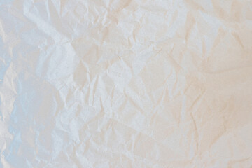 Crumpled paper overlay texture. Wrinkled weathered grunge paper effect background. Great for music poster, vinyl album cover, vintage design. Realistic photo of creased torn mockup document.