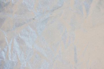 Crumpled paper overlay texture. Wrinkled weathered grunge paper effect background. Great for music poster, vinyl album cover, vintage design. Realistic photo of creased torn mockup document.