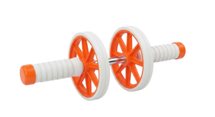 Isolated ab roller, core workout equipment for fitness abdominal exercise at home or gym