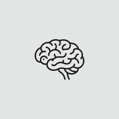 human brain vector illustration