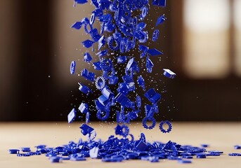Abstract composition celebrating education and graduation achievements