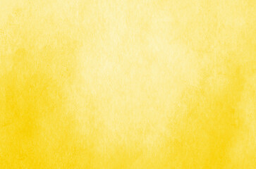 Abstract yellow watercolor background texture