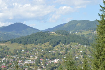 view of the mountains