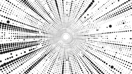 Hypnotic Vortex, isolated on transparent background