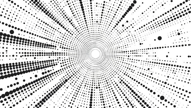 Hypnotic Vortex, isolated on transparent background