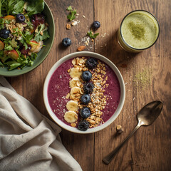oatmeal with berries