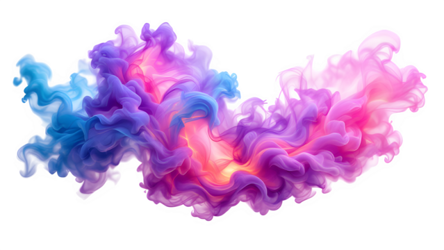 Abstract ink swirl, isolated on transparent background - Powered by Adobe