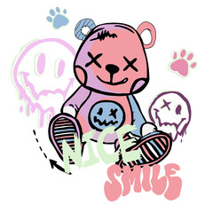 A cute teddy with a beautiful smile