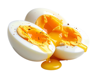 boiled egg isolated on tansparent png