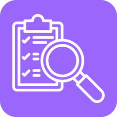 Survey Search Icon Style
