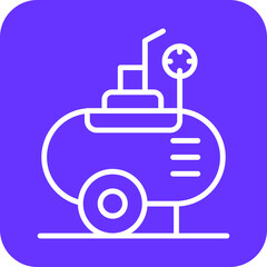 Compressed Air As A Service Icon Style