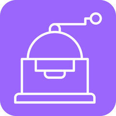 Coffee Grinder Icon Style