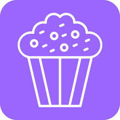 Coffee Muffin Icon Style