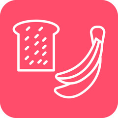 Banana Bread Icon Style