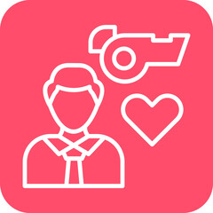 Life Coach Male Icon Style