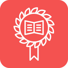 Literary Award Icon Style