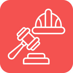 Labor Law Icon Style