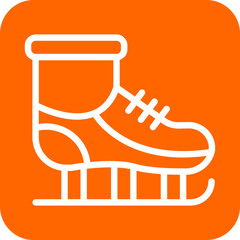 Ice Skates Icon Style