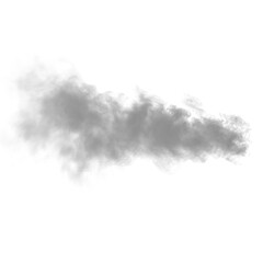 Cloudy weather overlay PNG with fluffy cloud shapes, abstract design in transparent background format