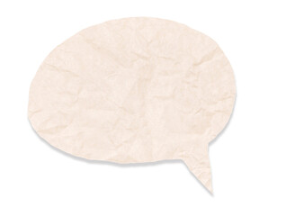 Chat bubble icon or Speech bubble symbol. Paper speech bubble, cloud, bubble, speech. Graphic resources about speech bubble. Blank Bubbles
