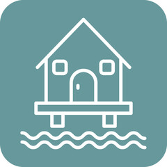 Beach Villa Icon Style