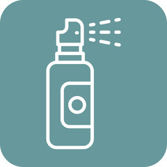 Obraz premium Pepper Spray Icon Style