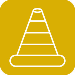 Traffic Cone Icon Style