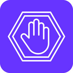 Stop Sign Icon Style