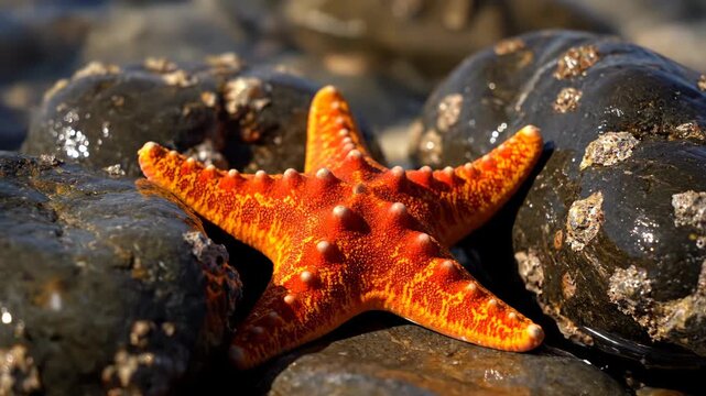 Tidal Pool Starfish Macro