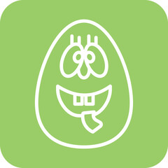 Painting Egg Icon Style