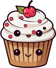 Cute Kawaii Ice Cream Cup wit...