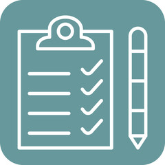 Obraz premium Clipboard Icon Style