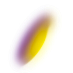 Dynamic Purple Yellow Gradient Abstract Shape