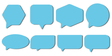 Speech Bubble. Conversation icon. Speech bubble, speech balloon, chat box and empty social media message