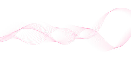 Abstract Pink Wave Line Background Design