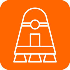 Space Capsule Icon Style
