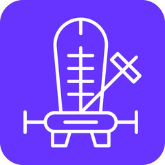 Obraz premium Metronome Icon Style