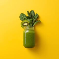 peaceful nature landscape with blue sky and green trees