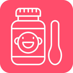 Baby Food Icon Style