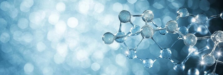 Abstract Molecular Network Structure of Medical Substances for Scientific Research Background