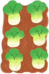 시콜 농사 일러스트