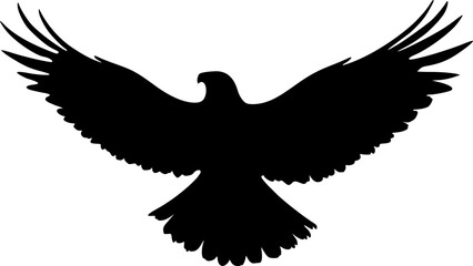 Eagle flying figure