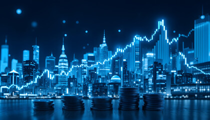 abstract blue background