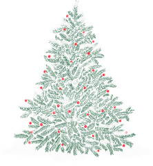 크리스마스 트리 일러스트