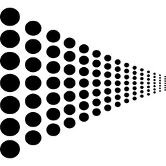 Minimalist black circle pattern design vector illustration for abstract background and decorative element concept use vacter Vacter