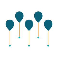 Minimal infographic design featuring balloon-shaped icons with lines, representing ideas, growth, and creativity in a clean visual layout.