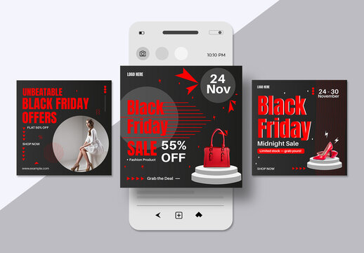 Black Friday Social Media Sale Post Design