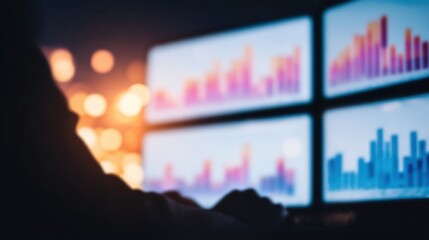 Data analysis session at a tech office during evening hours