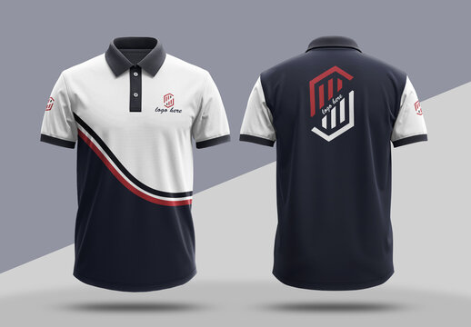 Stylish Polo T-Shirt Design Template