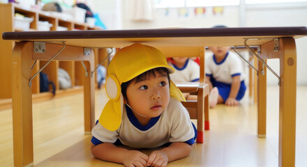 保育園・幼稚園の避難訓練